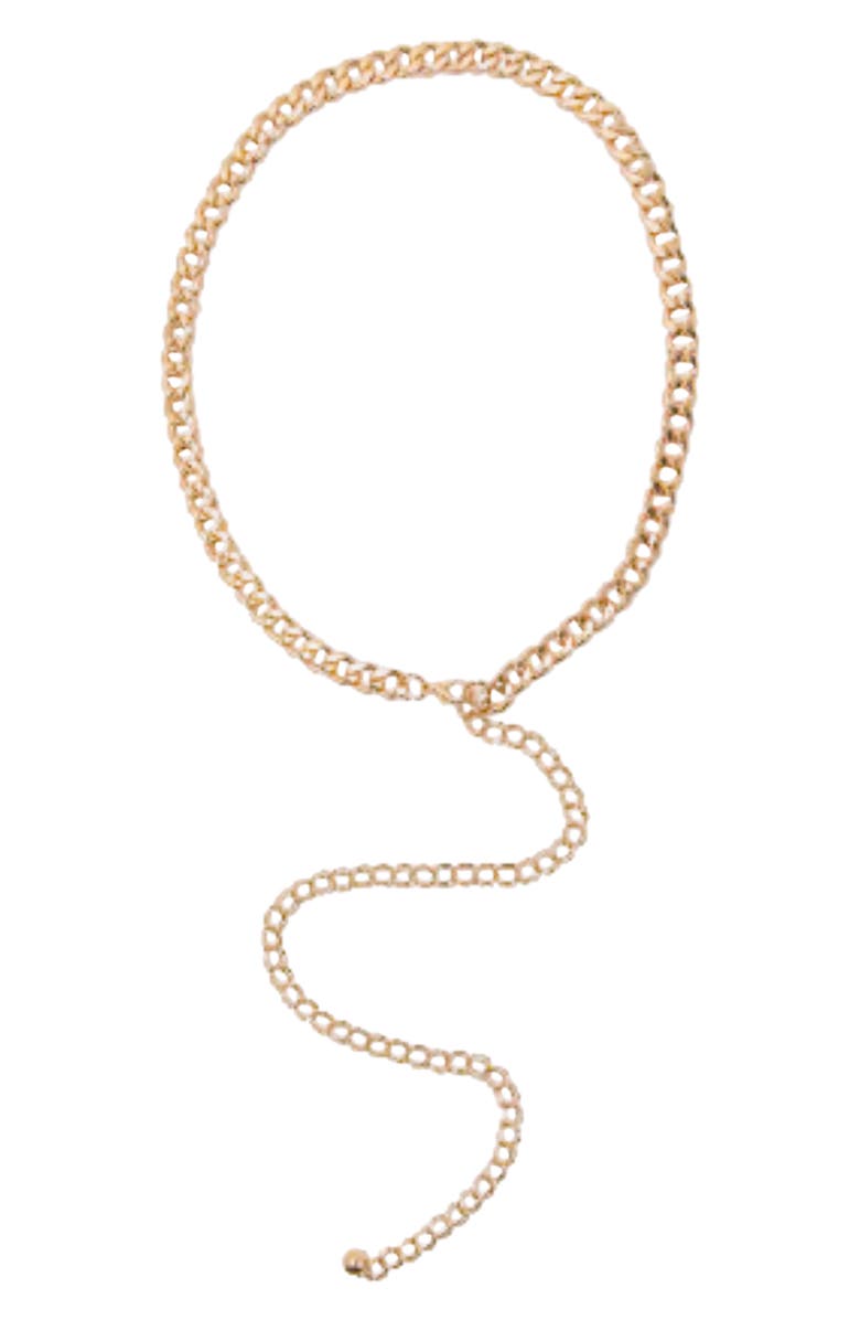 Petit Moments Ellis Chain Belt, Main, color, Gold