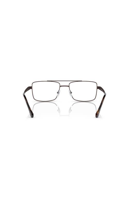 Sferoflex 56mm Square Optical Glasses In Brown