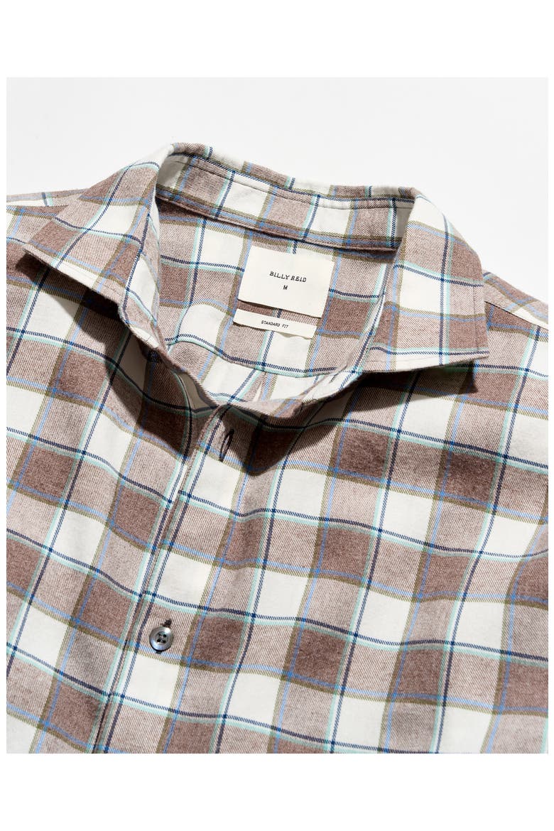 Check Melange Sport Shirt, Alternate, color, BROWN MULTI