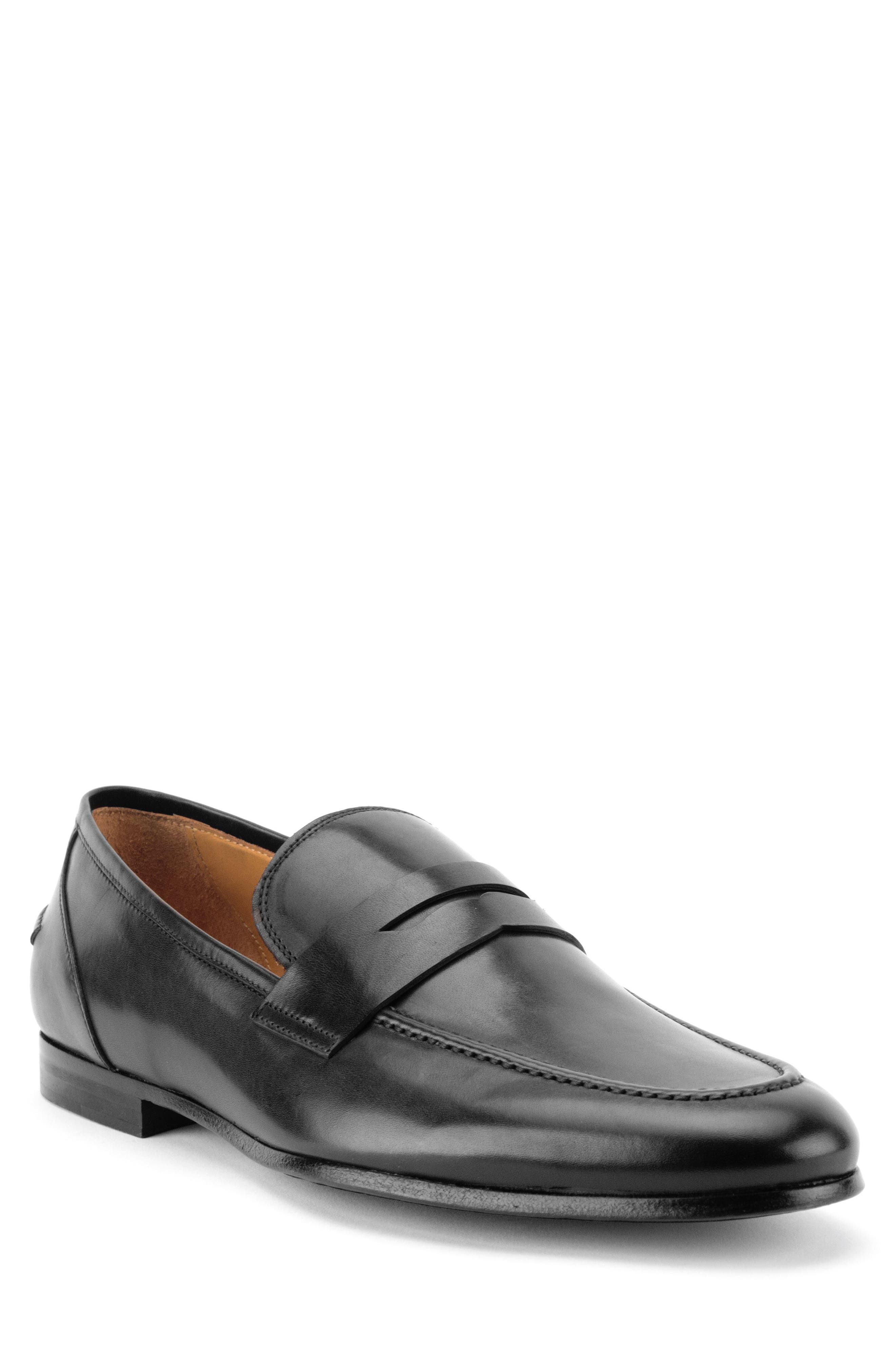 Gordon Rush Coleman Apron Toe Penny Loafer, Main, color, 