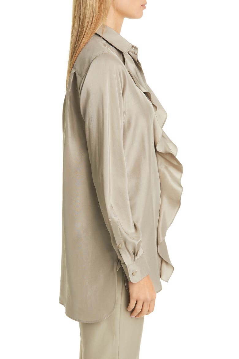 Tefrite Silk Tunic Shirt, Alternate, color, STONE