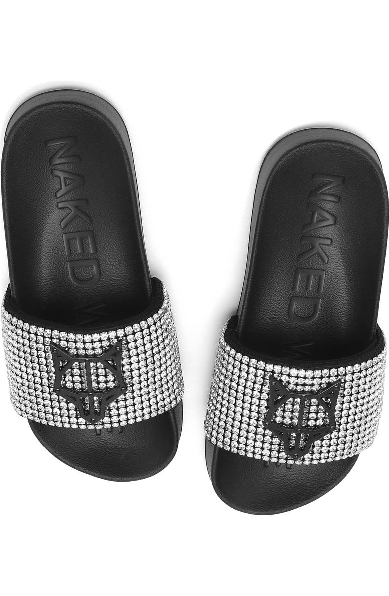 Naked Wolfe Coast Rhinestone Slide Sandal, Alternate, color,