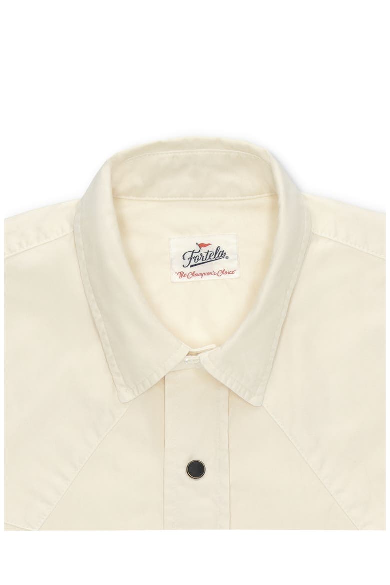 Kayace Texan Cotton Shirt, Alternate, color, OFF WHITE