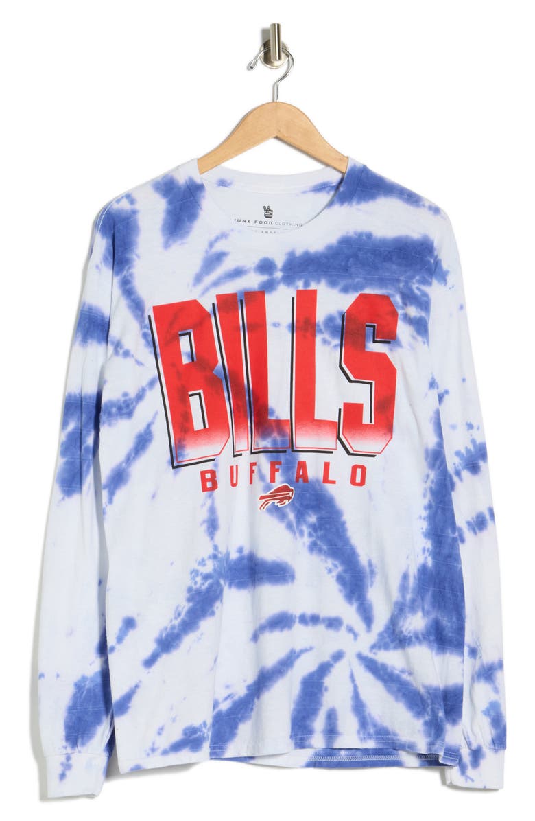 Junk Food NFL Bills Game Time Cotton Graphic T-Shirt, Alternate, color, Liberty Tie-Dye