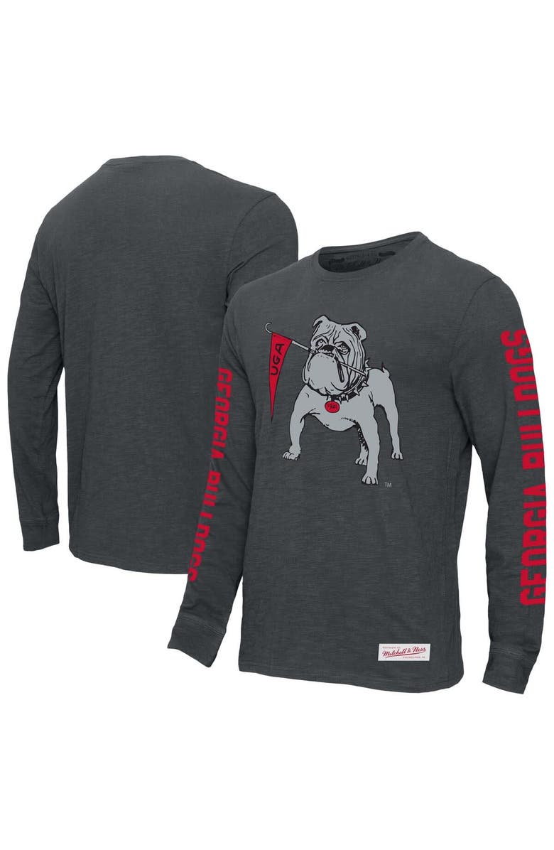 Mitchell & Ness Men's Mitchell & Ness Charcoal Georgia Bulldogs Team Pride Long Sleeve T-Shirt, Alternate, color, Charcoal