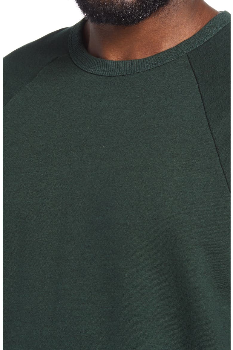 Elba Men's Crewneck Sweatshirt, Alternate, color, RICH VERDURE