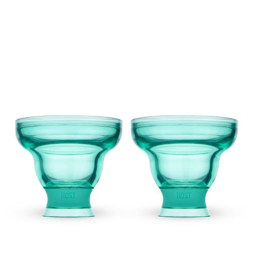 Host Margarita Freeze Cooling Cup Set Of 2 In Aqua