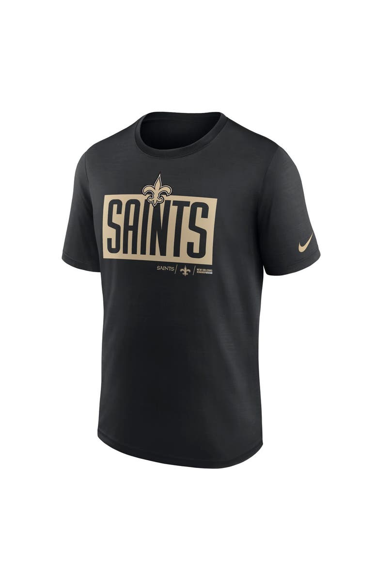Nike Men's Nike Black New Orleans Saints Exceed Performance T-Shirt, Alternate, color, Black