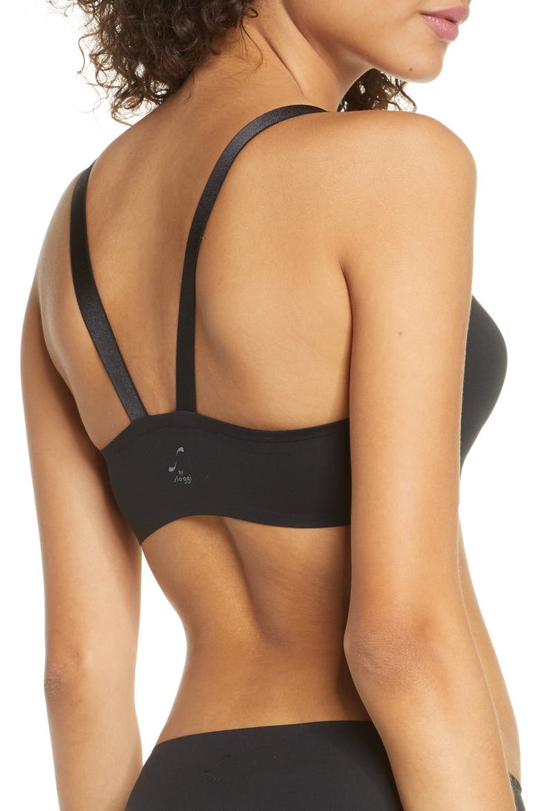 S by Sloggi Substance Push-Up Bralette, Alternate, color, BLACK