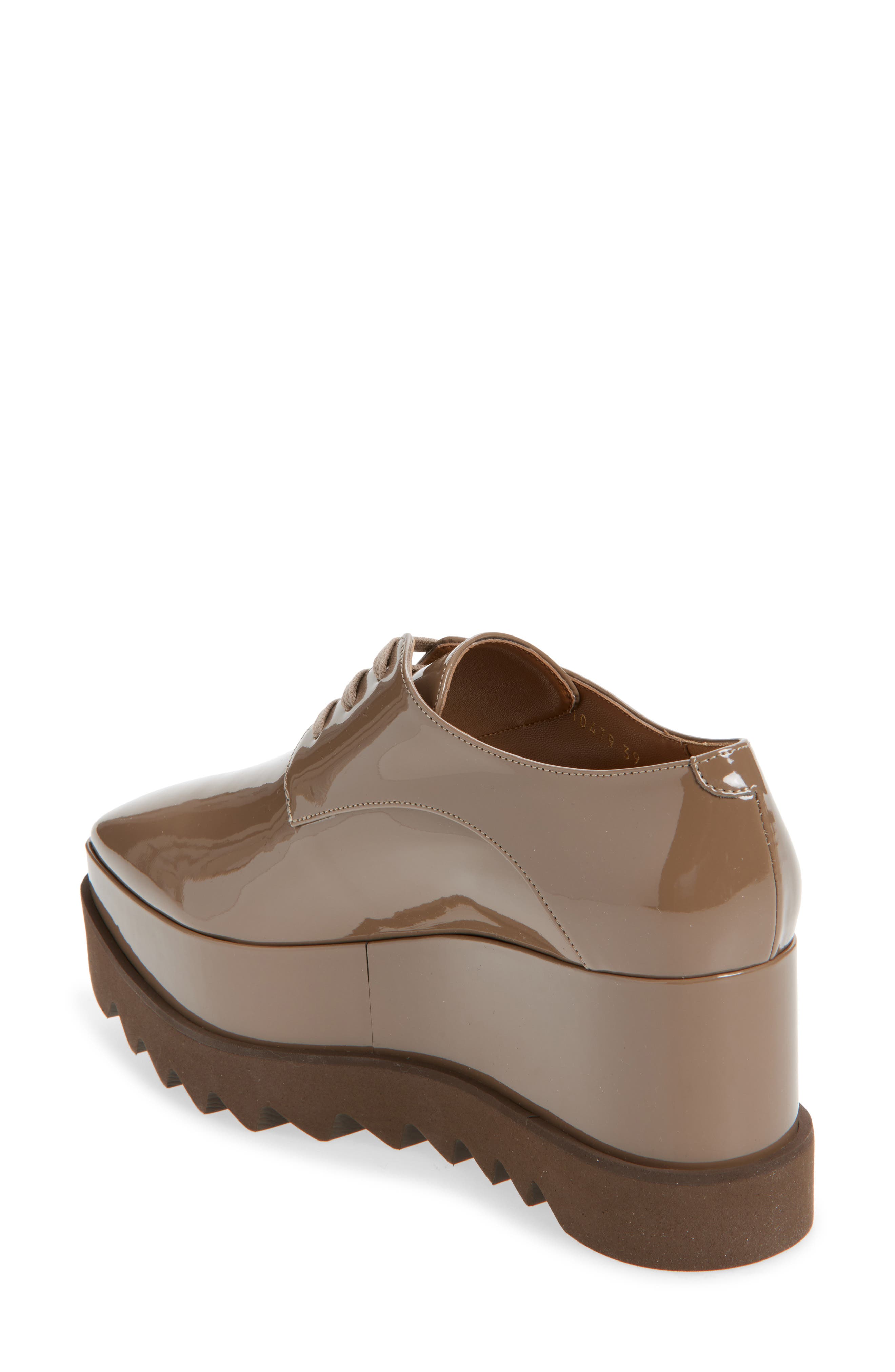 Stella McCartney Sneakelyse Platform Sneaker, Alternate, color, Caffelatte