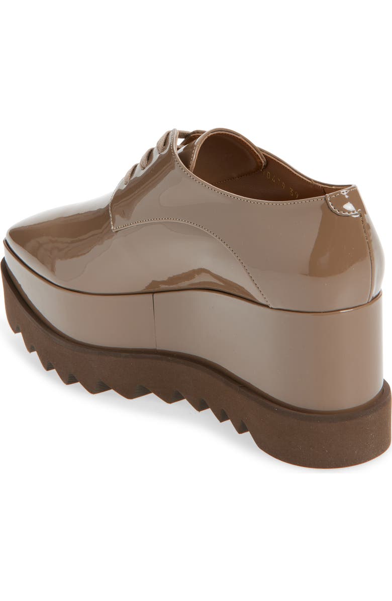 Stella McCartney Sneakelyse Platform Sneaker, Alternate, color, Caffelatte