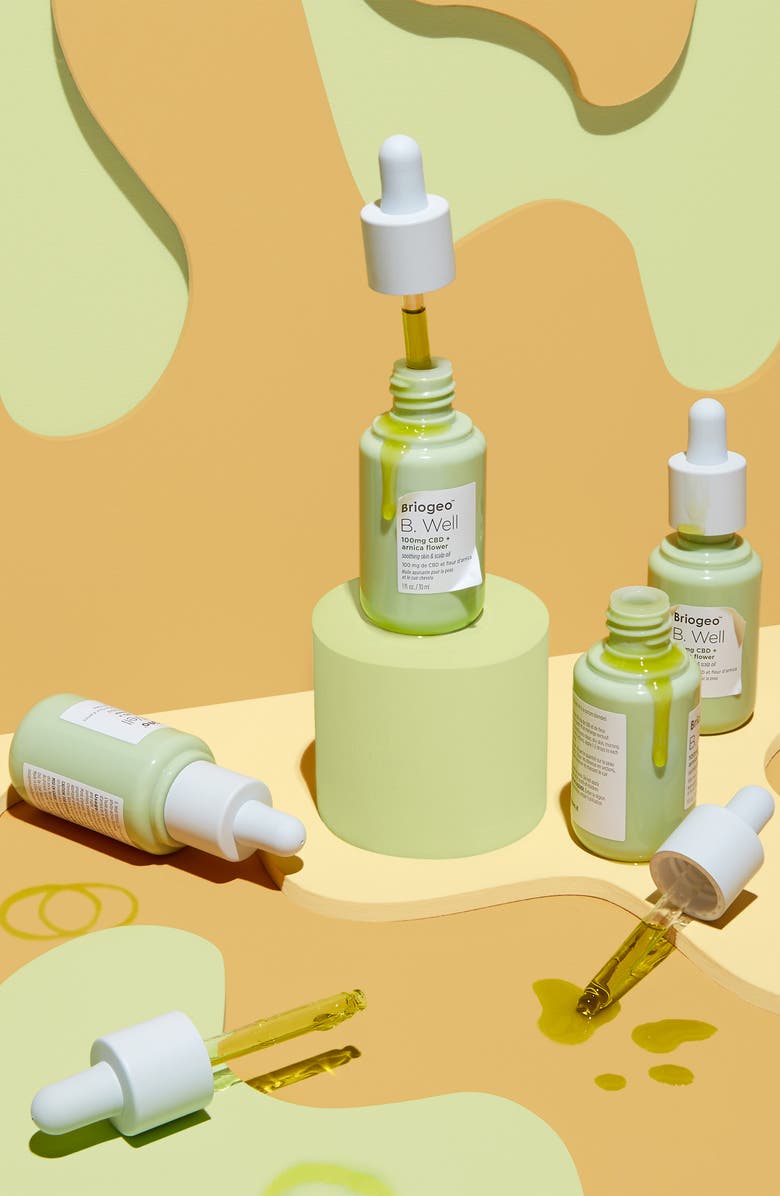 Briogeo B. Well 100mg CBD + Arnica Flower Soothing Skin & Scalp Oil, Alternate, color,