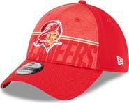 New Era Men's New Era Red Tampa Bay Buccaneers 2023 NFL Training Camp Throwback 39THIRTY Flex Fit Hat