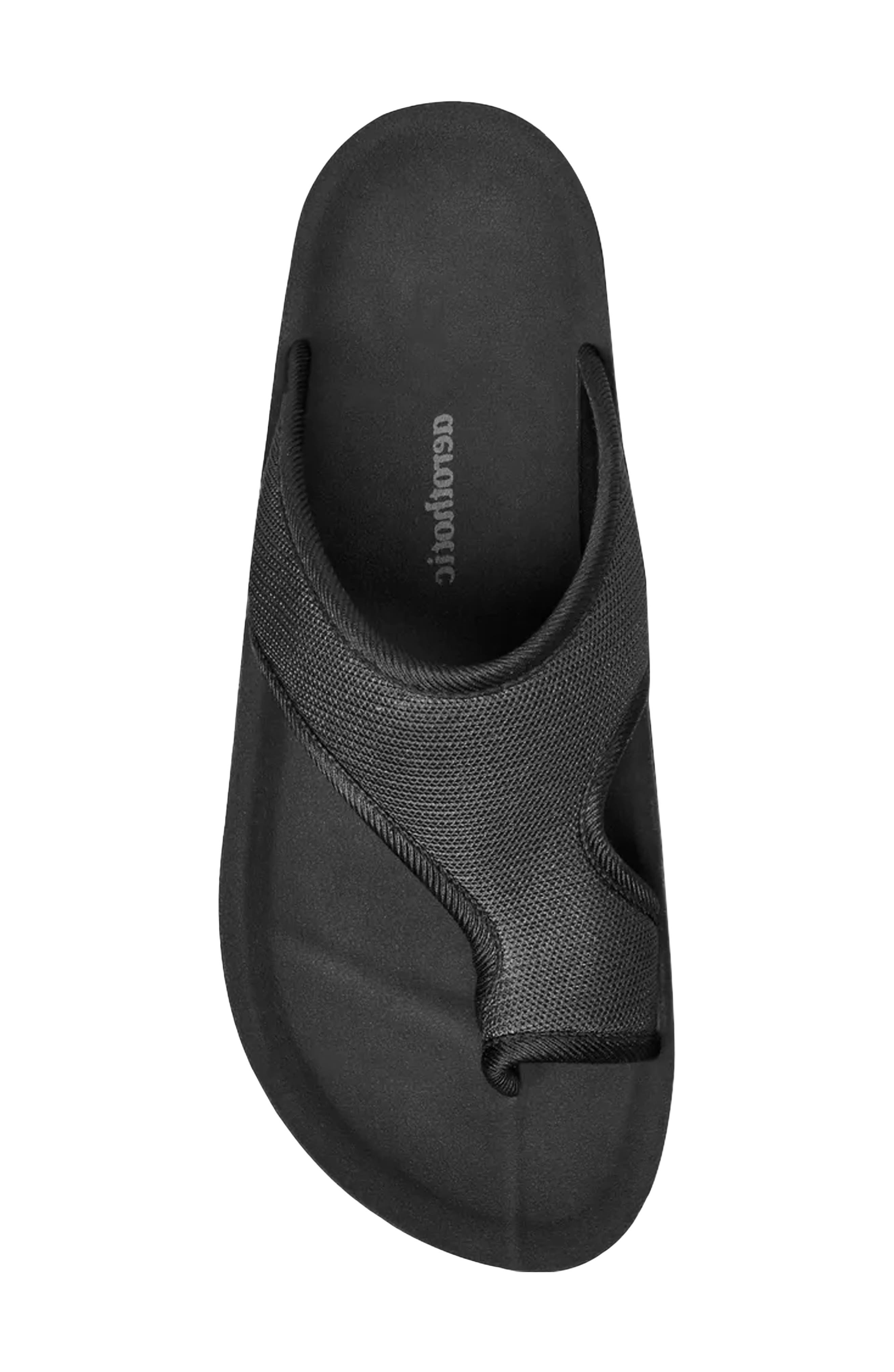 Aster Flip Flop, Alternate, color, BLACK