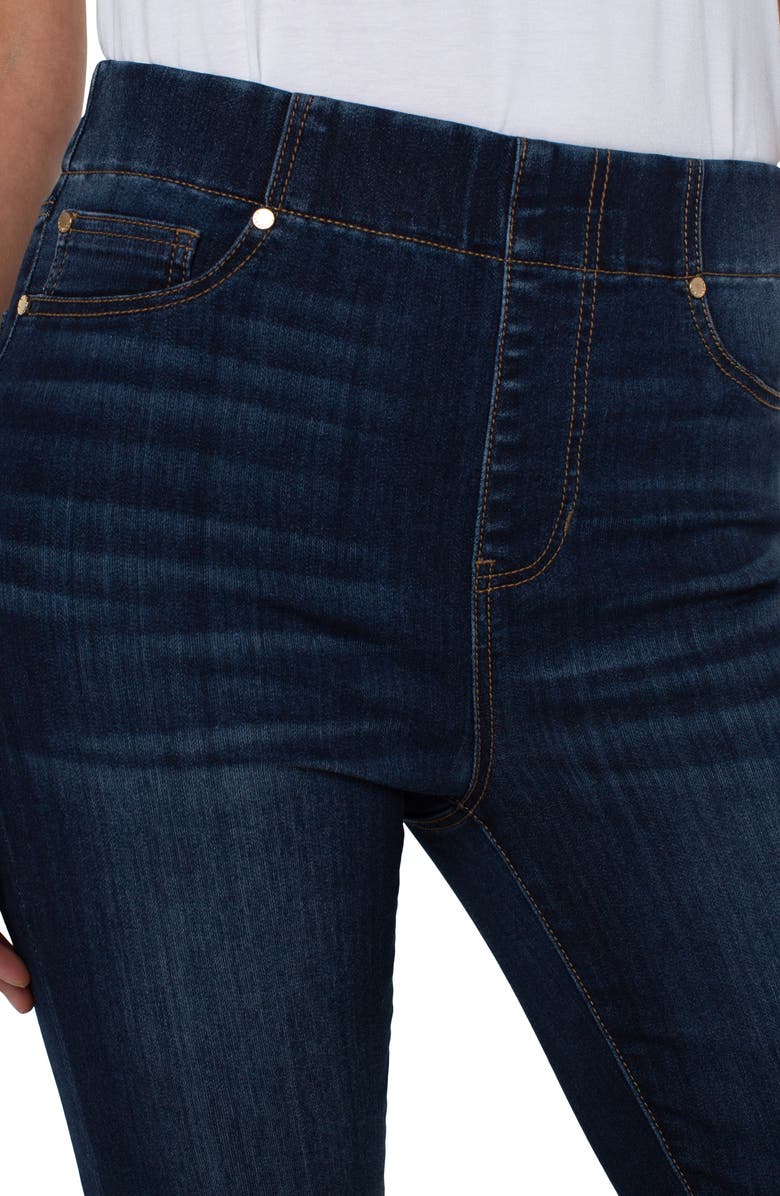 Liverpool Los Angeles Chloe High Waist Cuffed Crop Skinny Pull-On Jeans, Alternate, color, 