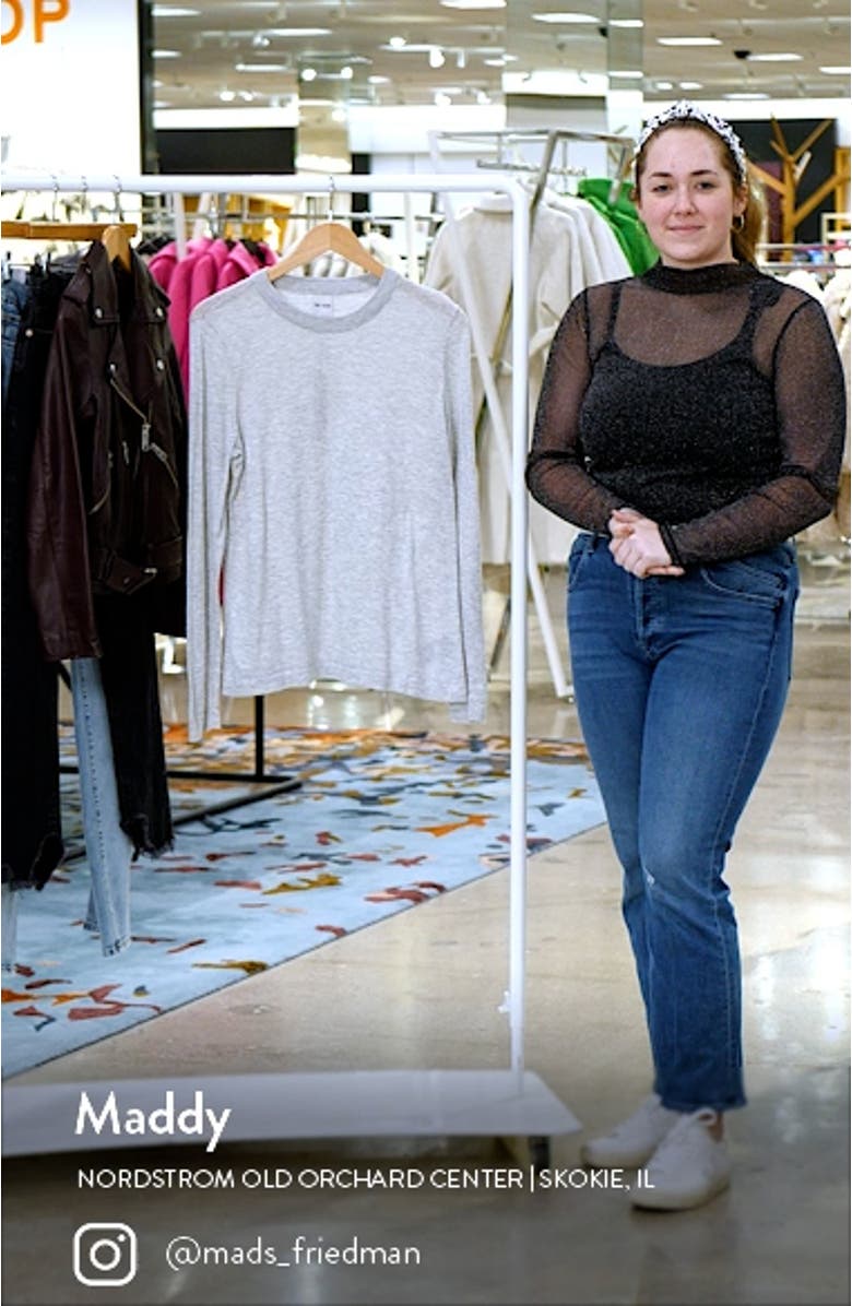 Crewneck Cotton Blend Sweater, sales video thumbnail