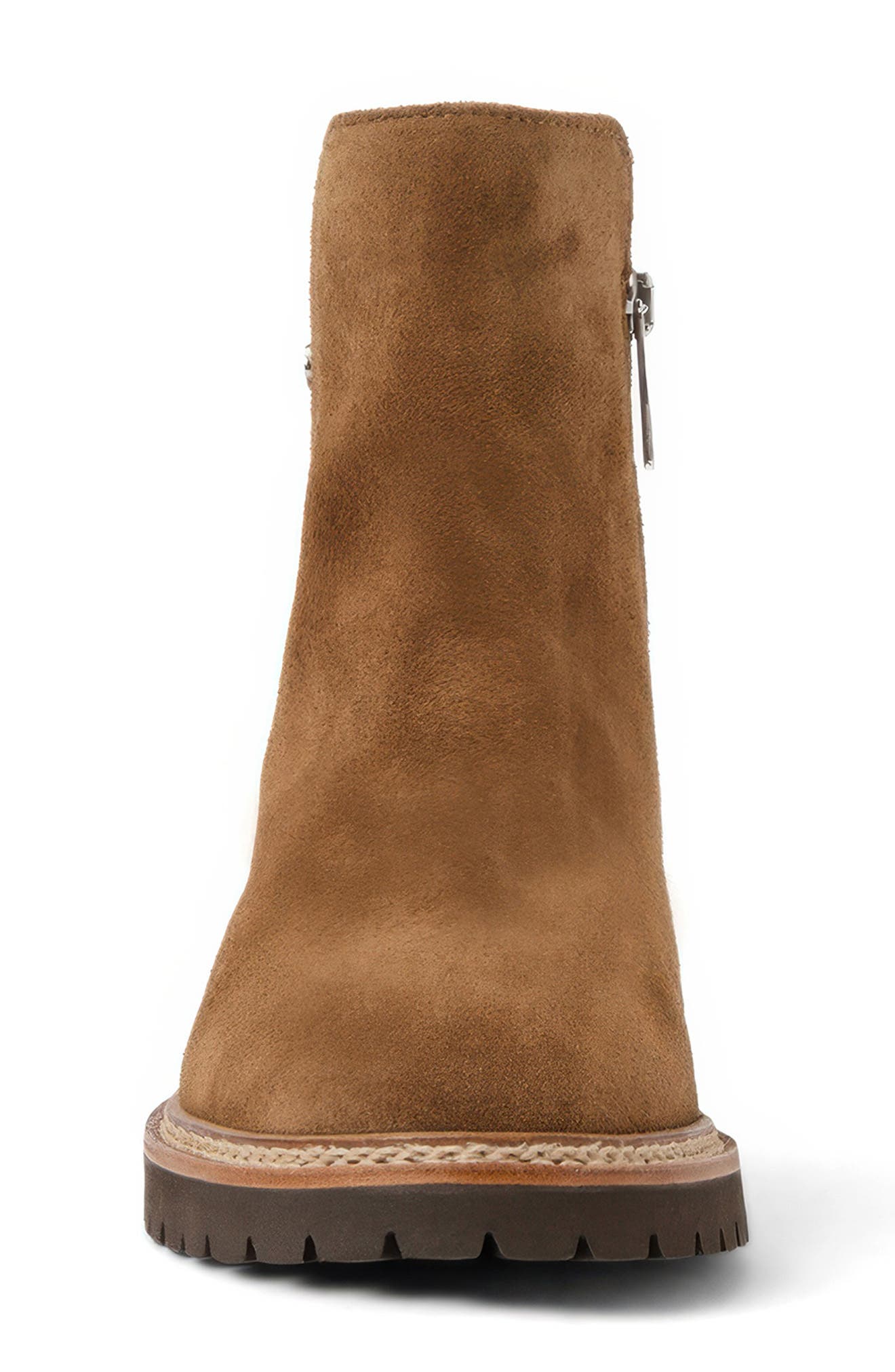 Misty Waterproof Bootie, Alternate, color, CHAMPAGNE SUEDE