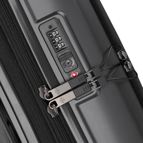 Samsonite Octiv 3-piece Set (pro Front Pocket 20/24/28) Hardside Spinner In Black