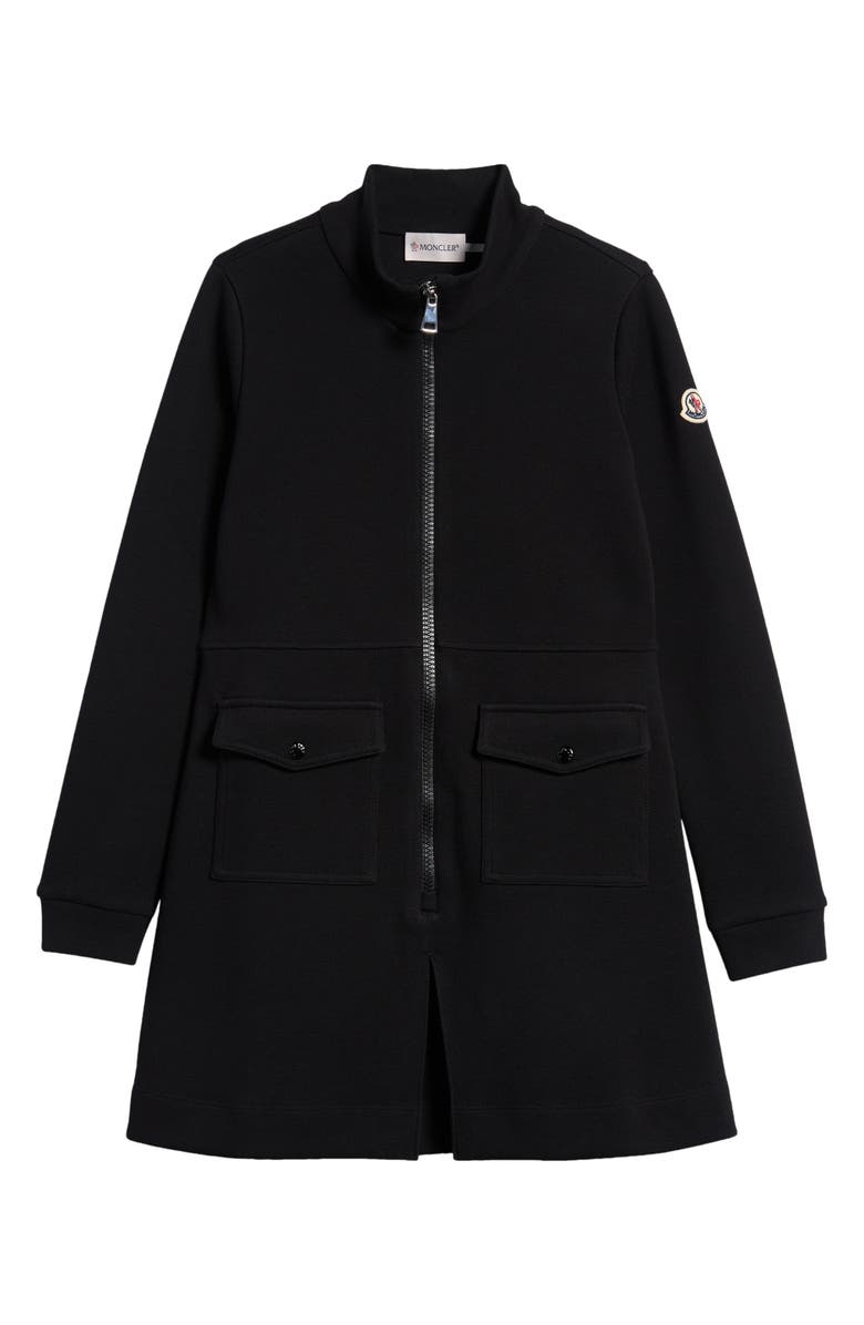 Moncler Kids' Long Sleeve Piqué Dress, Main, color, 