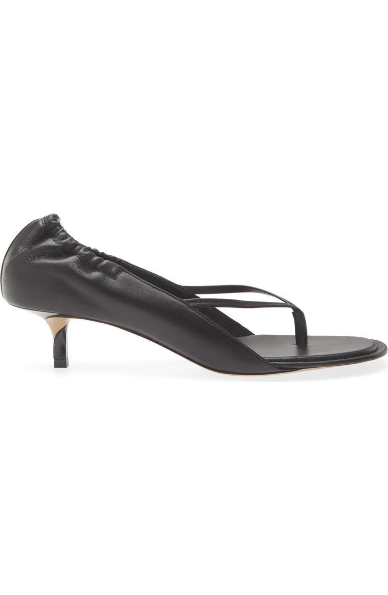 Jacquemus Les Sandales Kitten Heel Sandal, Alternate, color, Black