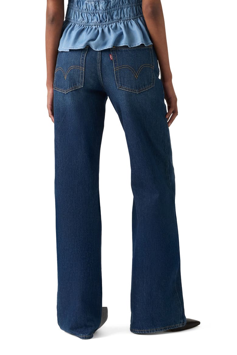 Middy Loose Bootcut Jeans, Alternate, color, GOOD FORTUNES