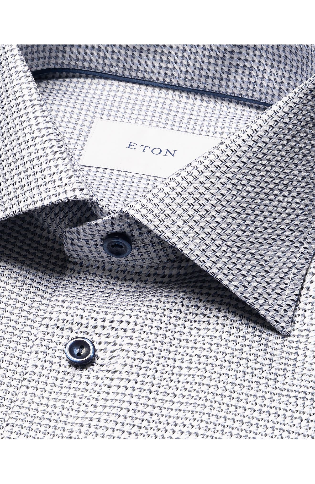 Eton Contemporary Fit Houndstooth Dress Shirt (Men) | Nordstrom