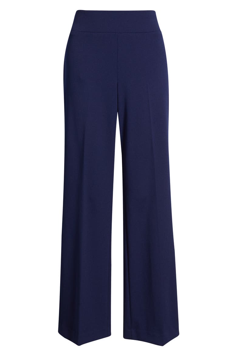 High Waist Pull On Wide Leg Pants, Alternate, color, DISTANT MOUNTAIN