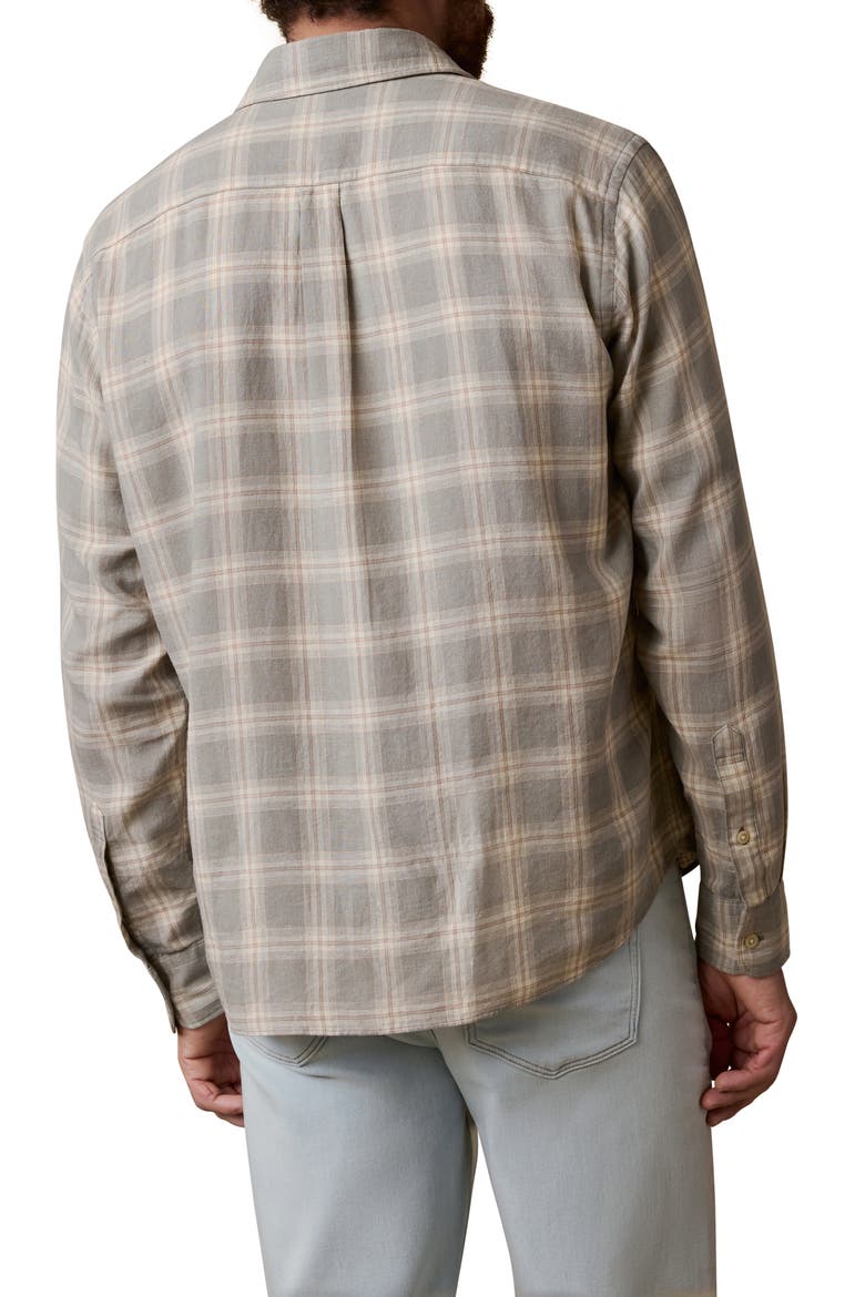 Palmetto Plaid Button-Up Shirt, Alternate, color, SHORE SAGE PLAID