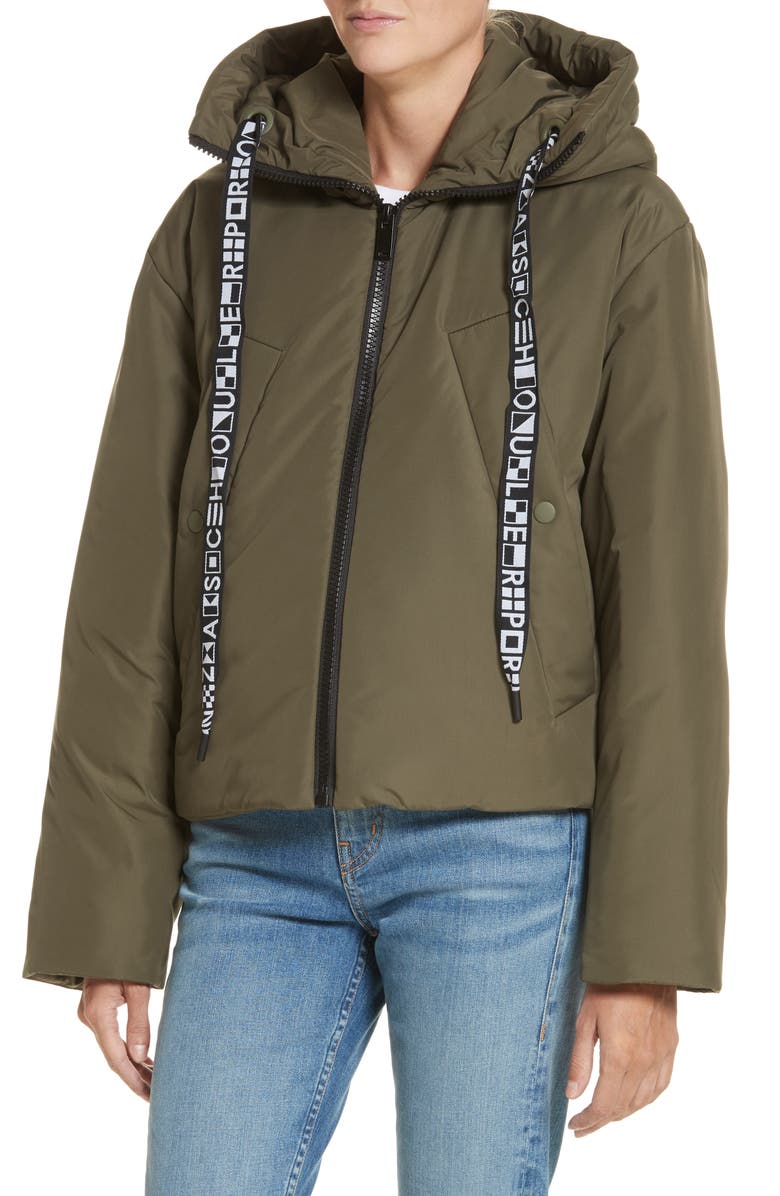 Proenza Schouler PSWL Padded Short Windbreaker, Alternate, color, 