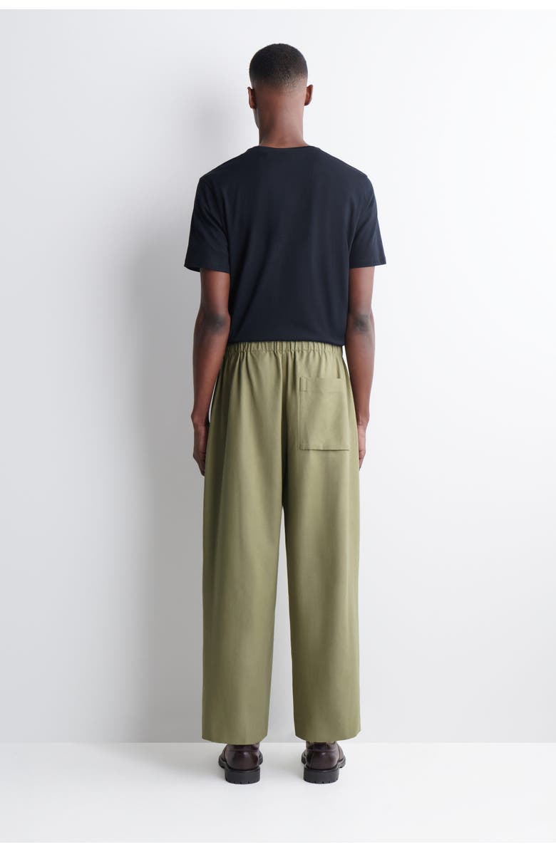 COS Barrel-Leg Drawstring Pants, Alternate, color, Khaki