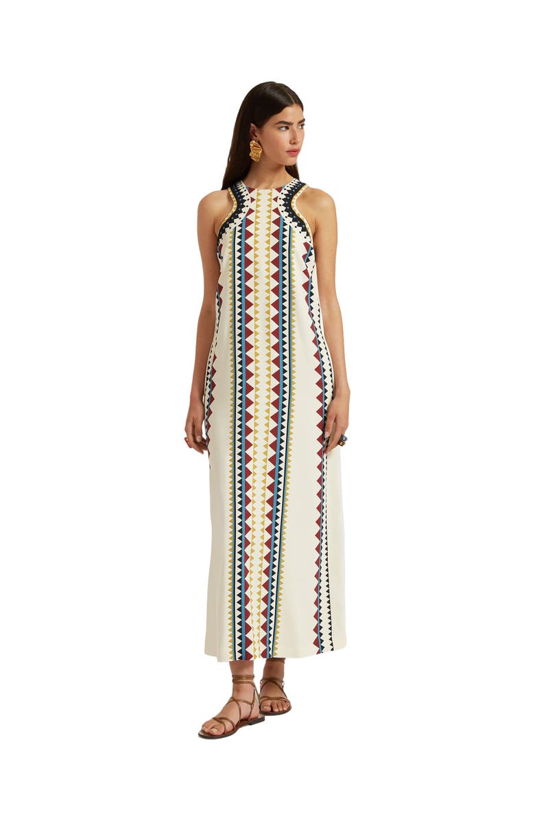 La DoubleJ Racer Dress Doric Placée Cream, Main, color, 