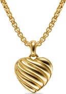 David Yurman Sculpted Cable Heart Locket, 23mm