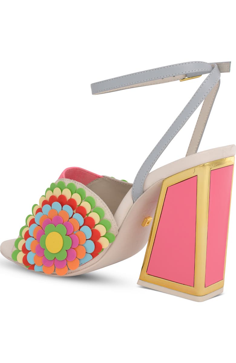 KAT MACONIE Carmel Floral Appliquè Ankle Strap Sandal, Alternate, color,