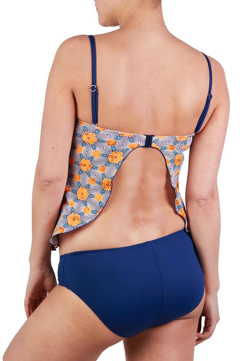 Wax Tankini Maternity Swimsuit, Alternate, color, MULTICOLOR