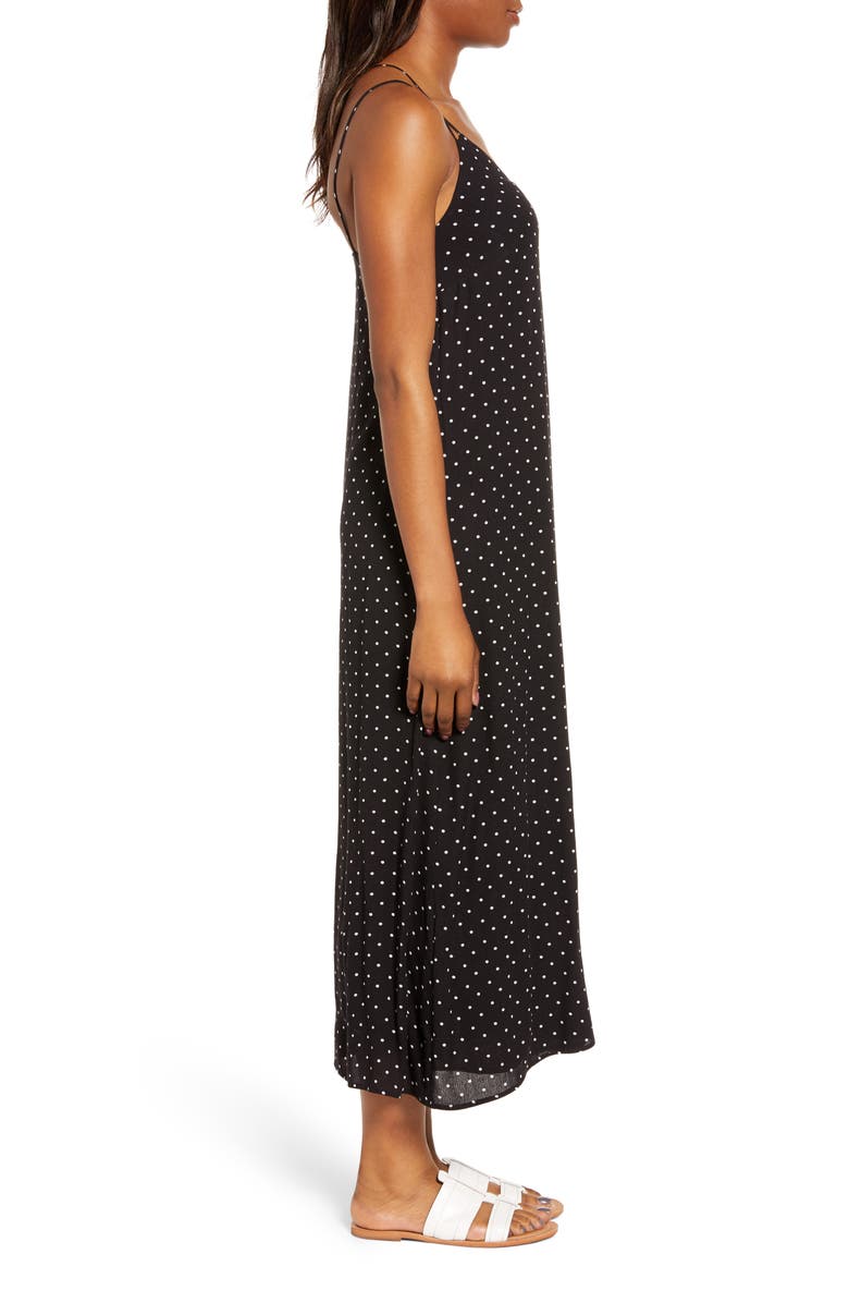 GIBSONLOOK Gibson x The Motherchic Al Fresco Strappy Button Up Midi Sundress, Alternate, color,