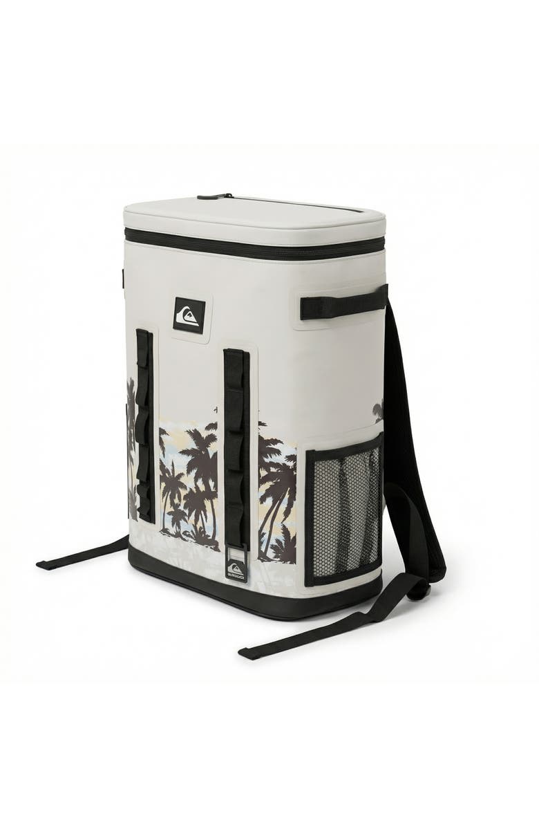 Quiksilver Pro Series 20L 24 Can 48H Backpack Cooler Bag, Alternate, color, Tropicamo