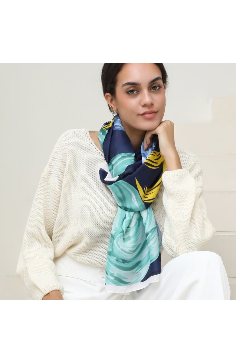 Youzey The Catherine Scarf, Alternate, color, Blue