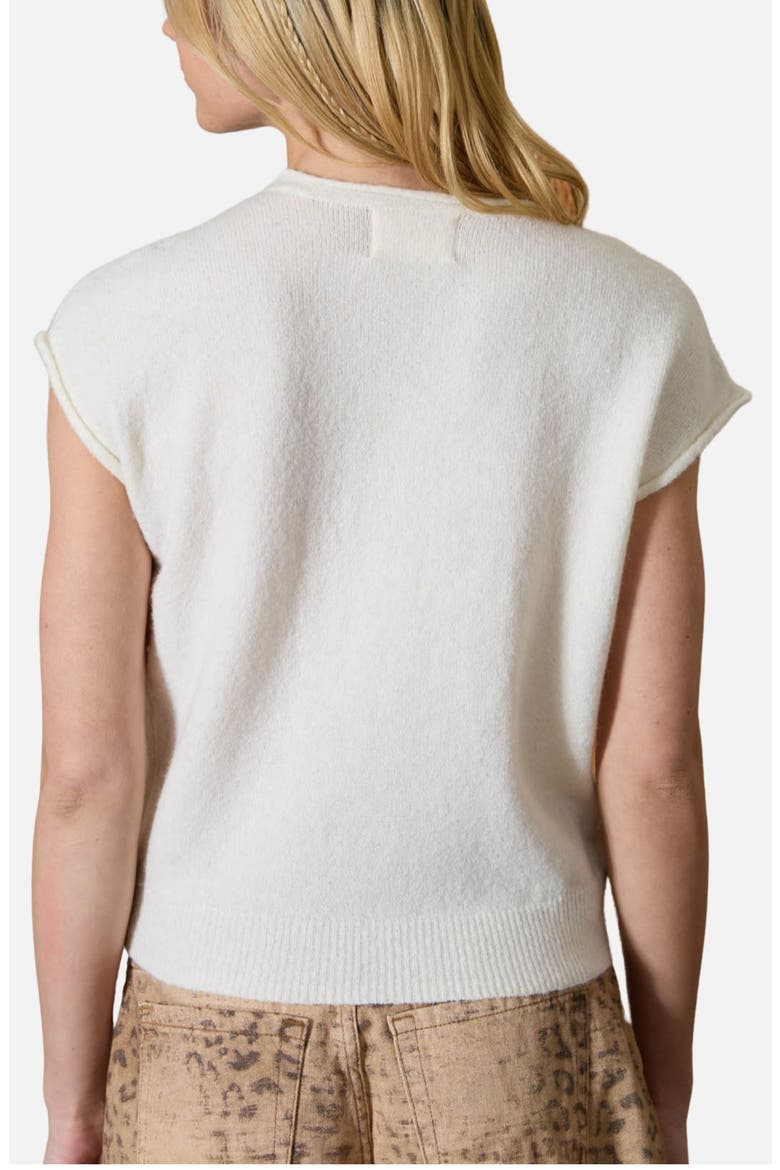 Cap Sleeve Cardigan, Alternate, color, IVORY