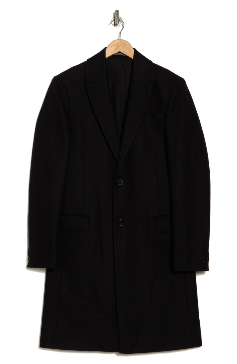 AllSaints Jemison Wool Blend Coat, Alternate, color, 