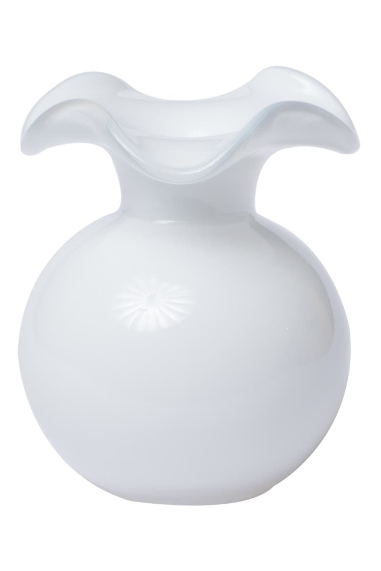 Hibiscus Bud Vase, Main, color, WHITE