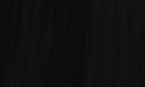 Ellen Tracy Square Neck Sweater Dress In Black