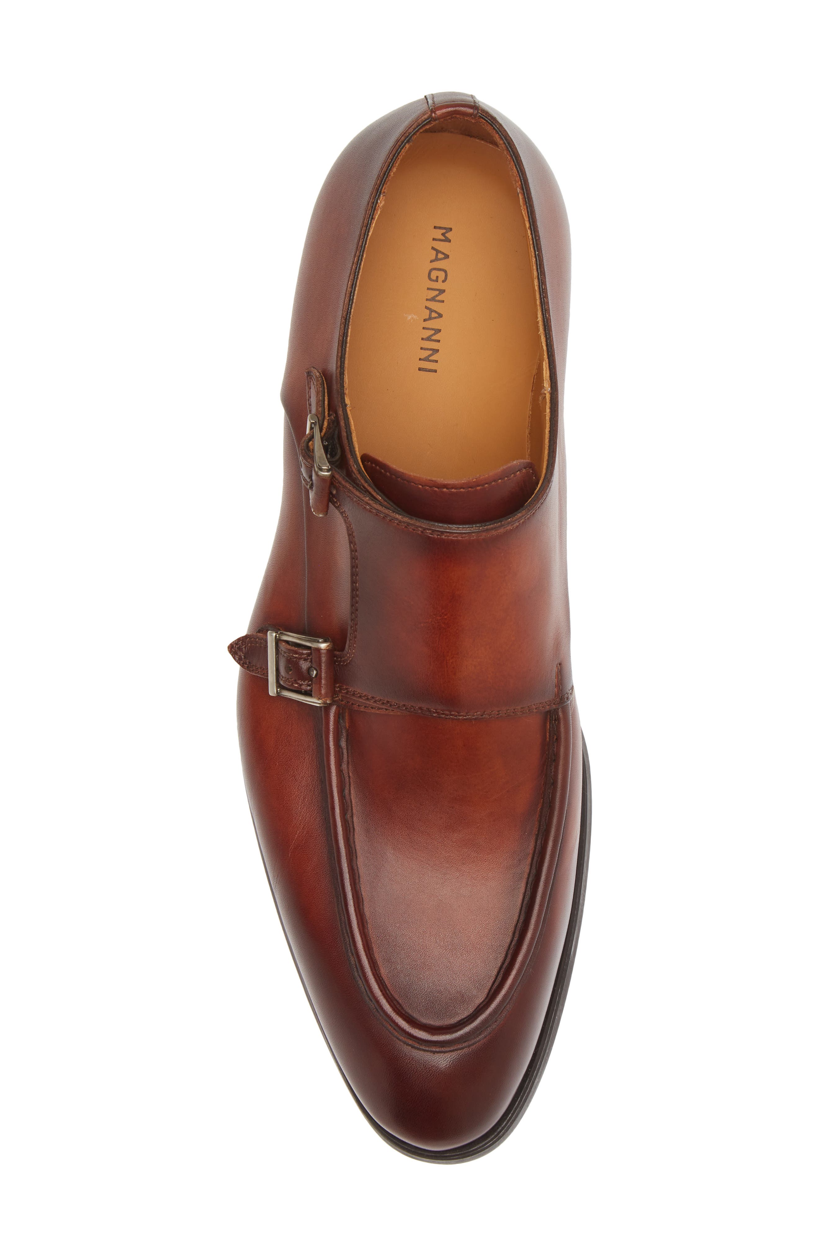 Magnanni Manresa Water Resistant Moc Toe Monk Loafer, Alternate, color, 