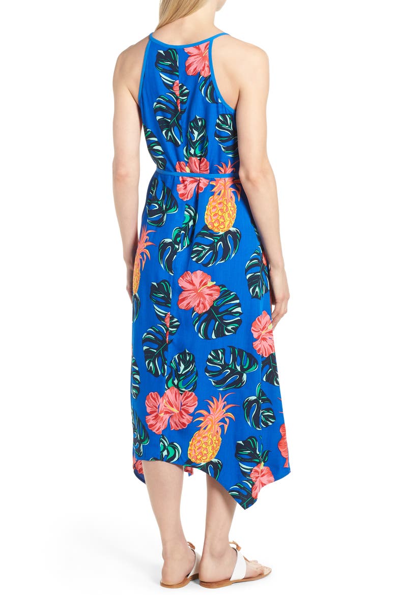 Pina Cool-Ada Midi Slipdress, Alternate, color, COBALT SEA