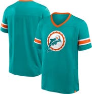 FANATICS Men's Fanatics Aqua Miami Dolphins Hometown Premium Hashmark V-Neck T-Shirt