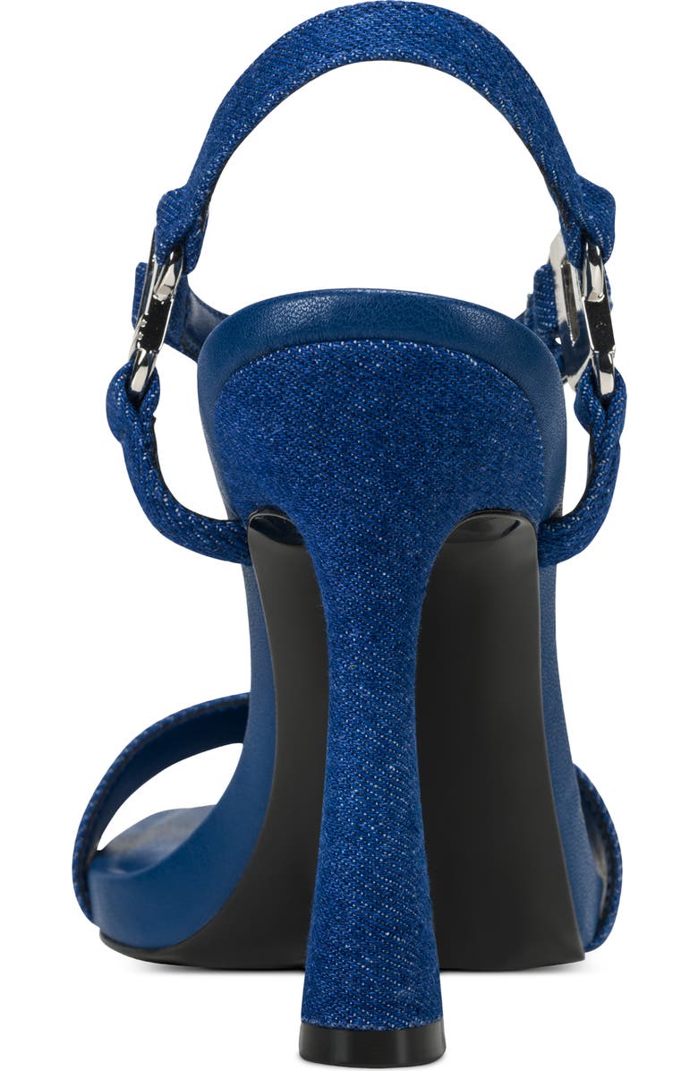 KARL LAGERFELD PARIS Cybil Ankle Strap Sandal, Alternate, color, Blue