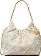 Tory Burch Mini Fleming Quilted Leather Hobo Bag