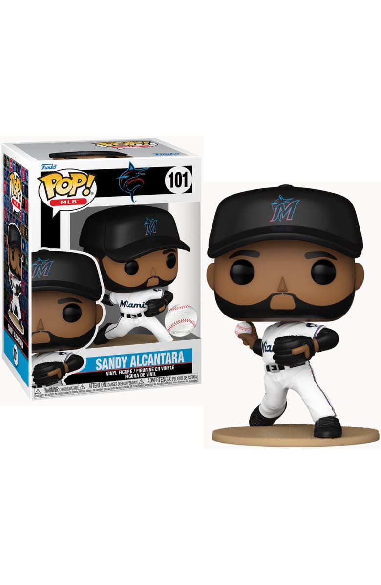 Funko Sandy Alcantara (Miami Marlins) MLB Funko Pop! Series 8, Main, color, White