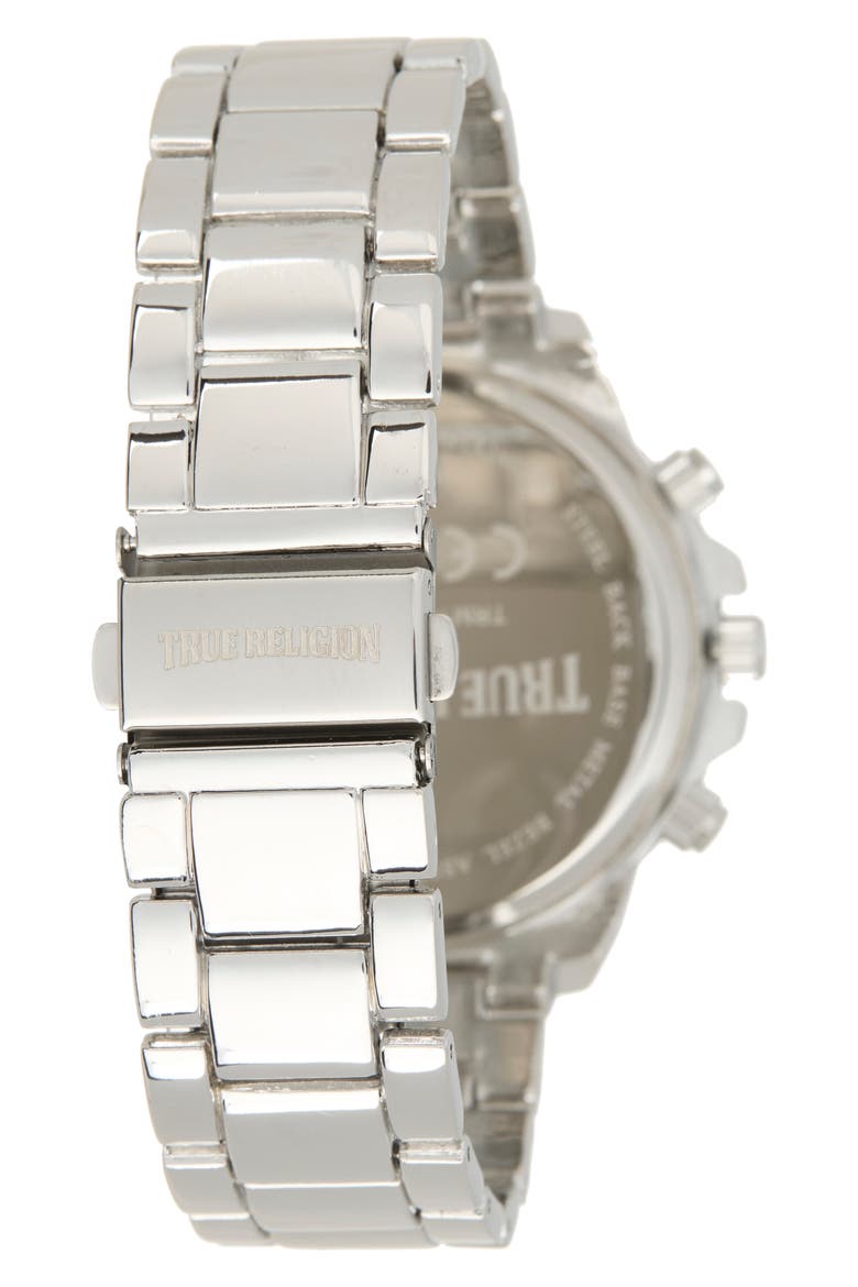 Chronograph Bracelet Watch, 43mm, Alternate, color, NAVY/ SILVER