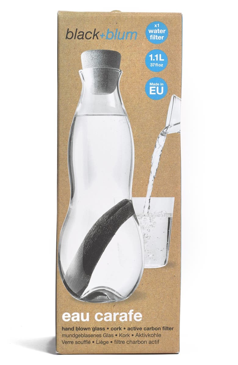 black+blum 'Eau Carafe' Water Filter Glass Carafe, Alternate, color, 