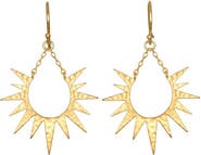 Satya Jewelry Lucent Glow Starburst Linear Drop Earrings